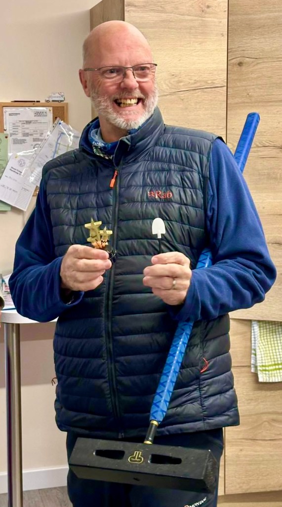 Chris takes the win with his SP6 croquet mallet