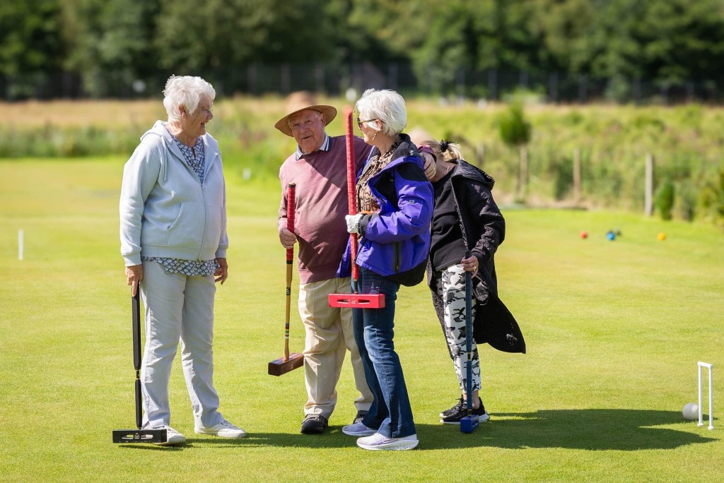 Players at Crake Valley event with DB Mallets