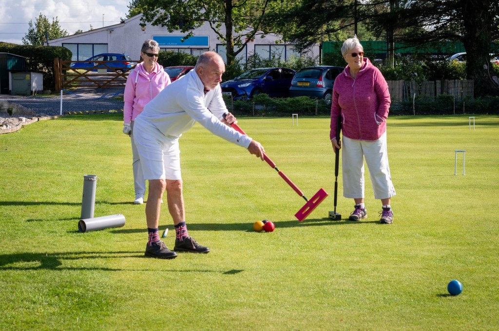 Bernard and his DB SP6 Croquet Mallet