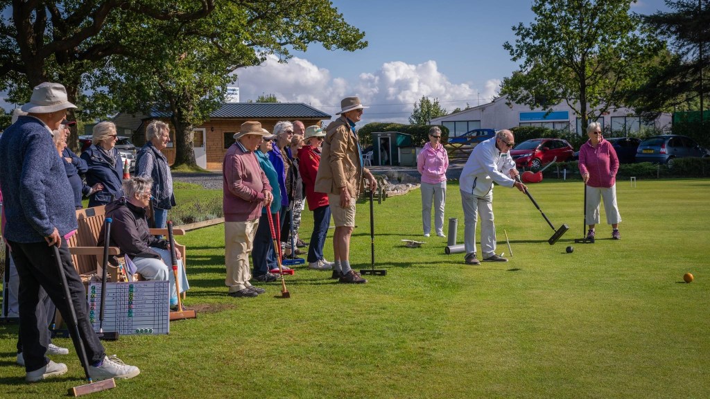 Shooting with DB Croquet Mallets
