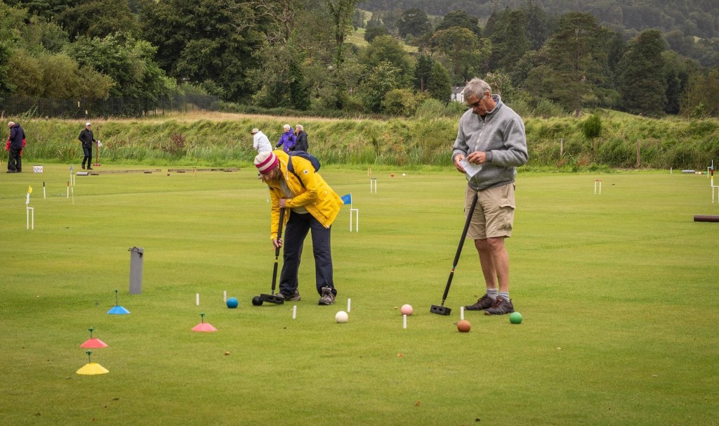 Players at Crake Valley event with DB Mallets