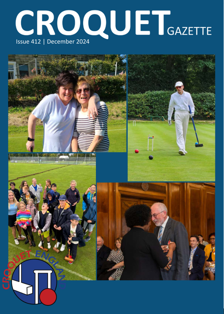 Gazette with Ged and SP6 Croquet Mallet