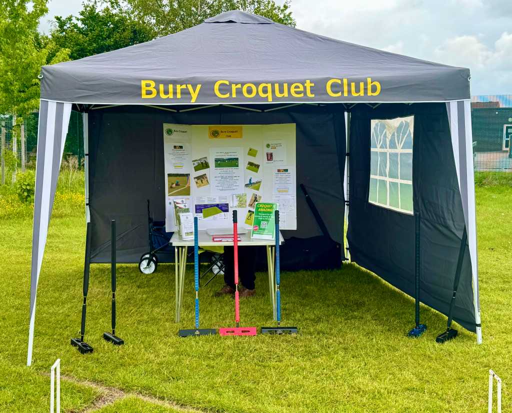 DB Mallets out with Bury Croquet club in the community