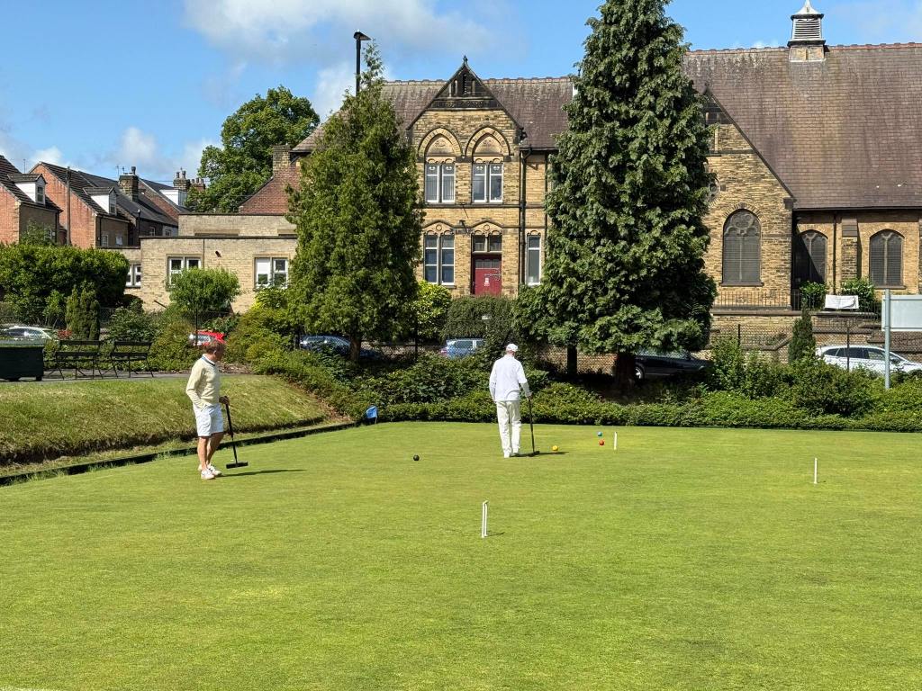 DB Croquet Mallets in play at Sheffield Croquet Club